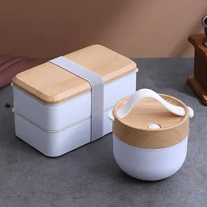 Japanese Stackable Leak-Proof Lunch Box, Large Capacity Bento Box, Microwavable Bento Box, Microwave Safe, Dishwasher Clean, Ideal for Office, School, Gym, Outdoor Meals