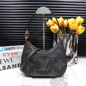 Pre-owned Louis Vuitton Leather Shoulder Bags Bagatelle Monogram Black Shoulder Bag T10214960