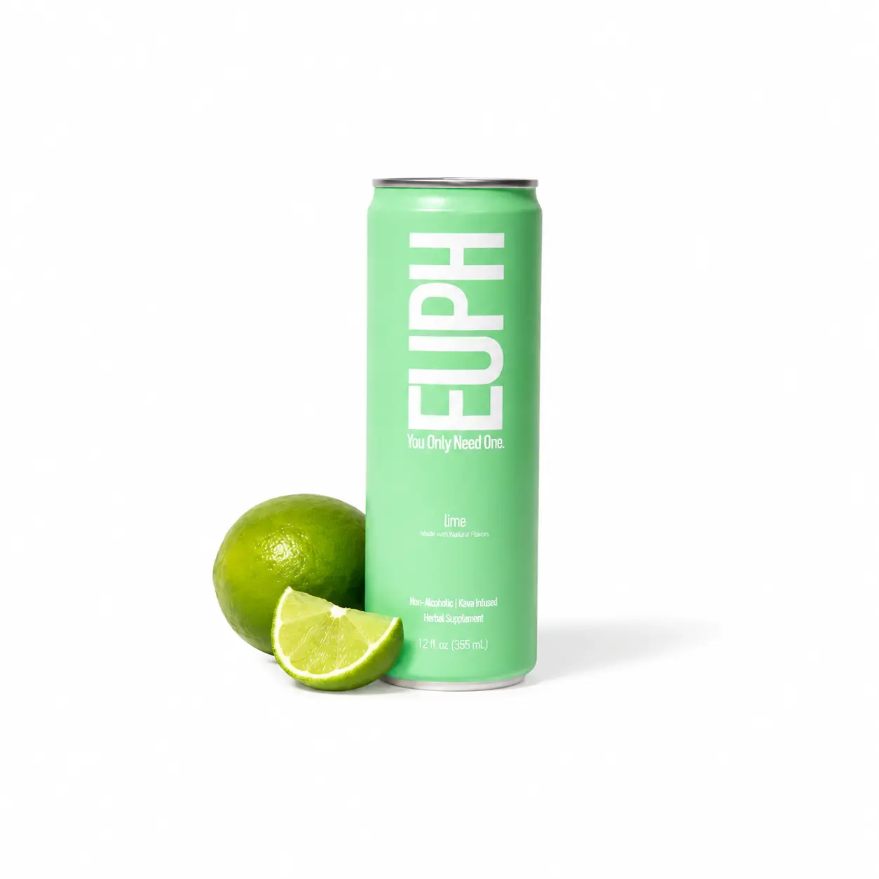 EUPH Non-Alcoholic Kava-Infused Lime Functional Beverage EUPH Non-Alcoholic Kava-Infused Lime Functional Beverage