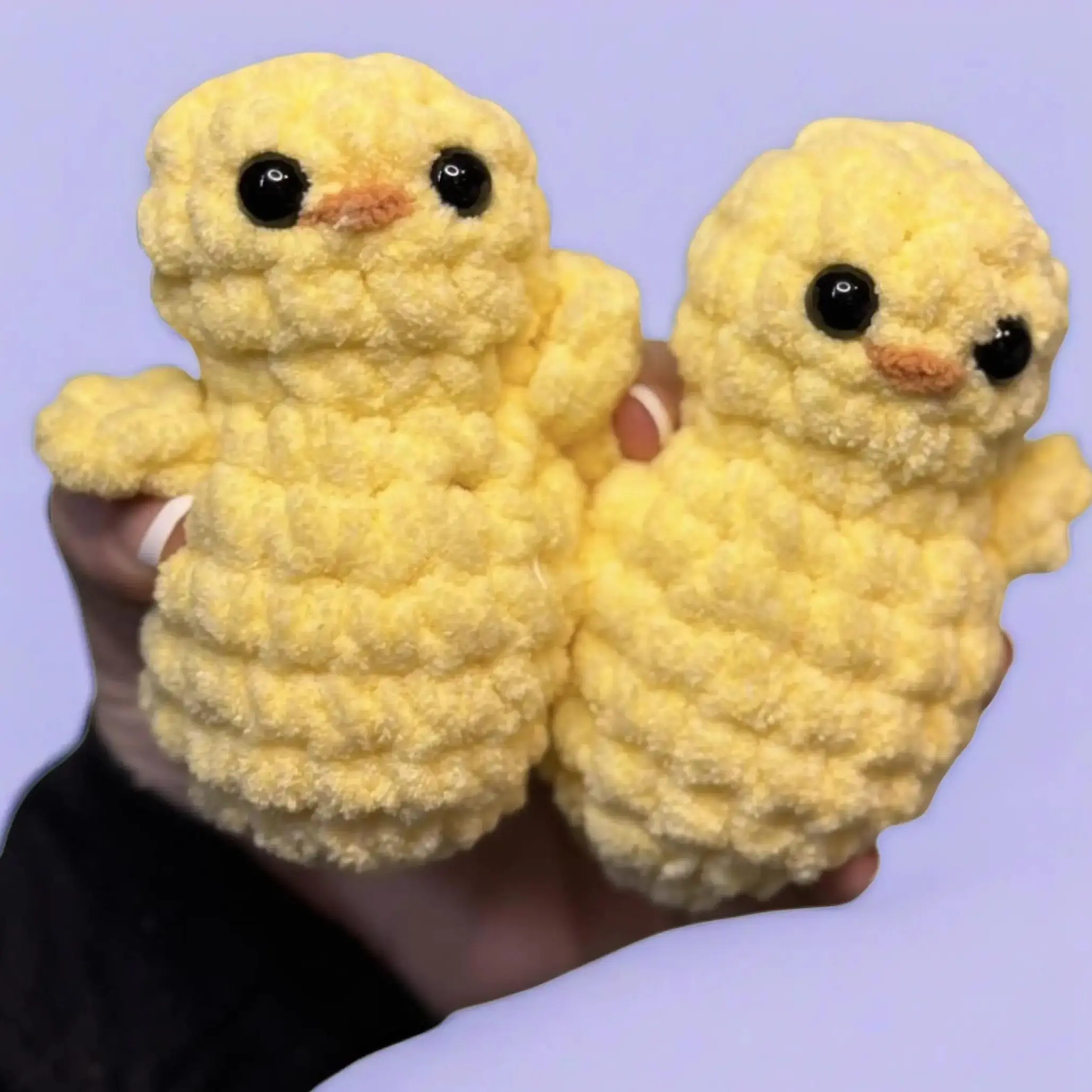 Crocheted Baby Duck