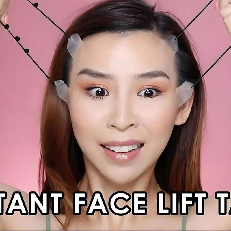 Faceliftingband Invisible Face Lifting Tape 40 Pieces Set for Instant Firming Lifting Sculpting Youthful Radiant Look Soft Skin Safe Material Facial Beauty Instrument Kit