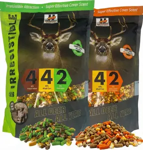 Herron Outdoors Inc 4-4-2 Apple + Blaze Bundle Deer Feral Hog Game Feed Attractant