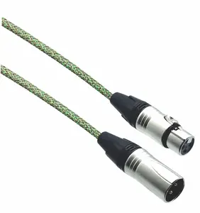 Designer Series XLR Microphone Cable with Jungle Design Protective Sleeve