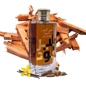 Lattafa Ameer Al Oudh Intense Oud Perfume for Men & Women 3.4 oz Amber Fragrance with Woodsy Agarwood Vanilla & Herbal Notes