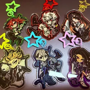 GACHI Acrylic Keychains || Rudo Enjin Zanka Riyo Amo & Jabber Inspired