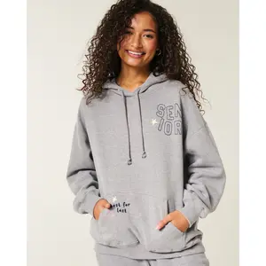 Hollister Feel Good Oversized Senior Graphic Hoodie Hollister Feel Good Oversized Senior Graphic Hoodie