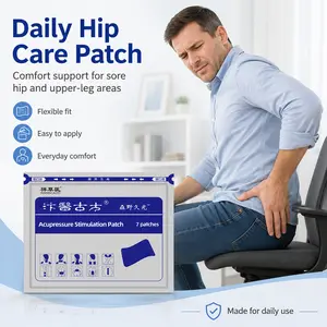 Sciatica cold compress patch for relieving buttock, thigh pain and discomfort; helps with prolonged sitting and lower back/leg strain; topical soothing care patch/cream