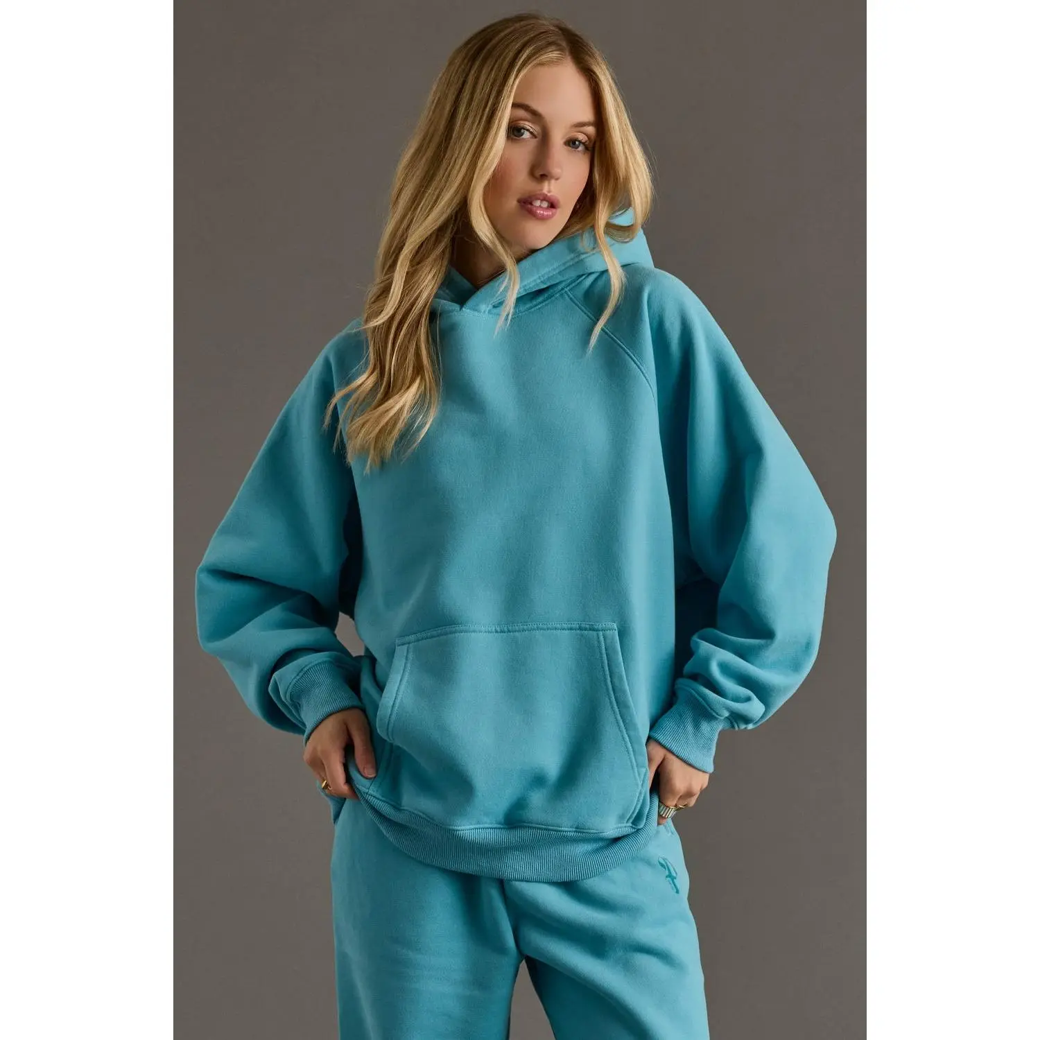 Bright Blue Panache Hooded Sweatshirt