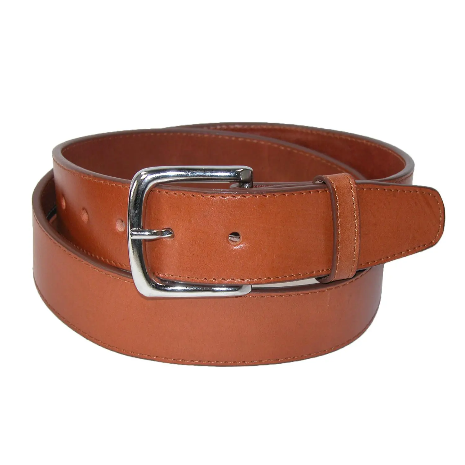 CTM Men's Leather Money Belt with Removable Buckle Travel Belt, Money Belts