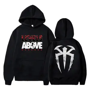 2025 Roman Reigns Levels Above Pullover Hoodie Long Sleeve Streetwear Women Men Hooded Sweatshirt Fashion Clothes