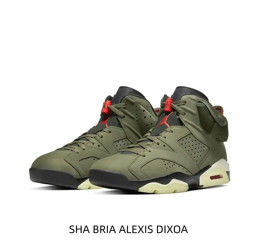 Retro Basketball-Inspired Sneakers With A Tactical Olive Palette, Contrasting Black Elements, And A Functional Ankle Pocket — Great For Layering With Oversized Hoodies Or Utility Jackets To Create A Bold, Statement-Making Outfit