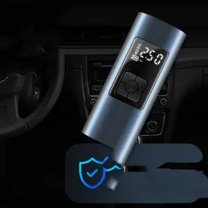 High-Power Wireless Portable Electric Car Tire Inflator, Automotive Tire Pressure Gauge & Repair Tool