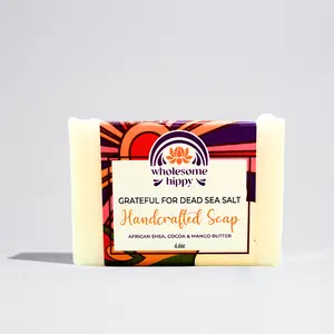 Organic Grateful For Dead Sea Salt Handmade Soap 6.6oz Organic Grateful For Dead Sea Salt Handmade Soap 6.6oz