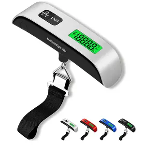 Luggage Scale, 110lb Luggage Weight Scale with 4 Unit Switching Functions & LED Display, Luggage Scale Travel Digital for Weighing Luggage, Backpacks, Packages and Markets