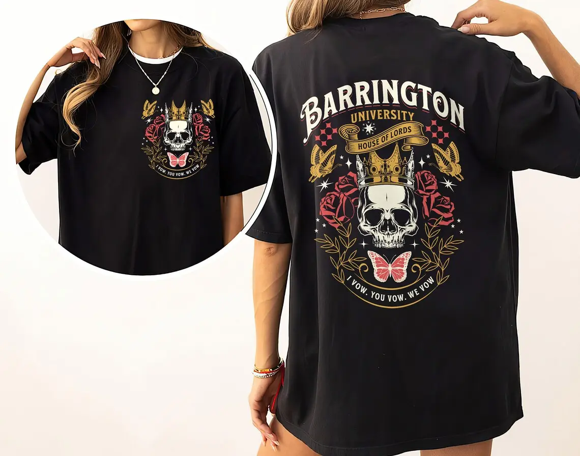Barrington University The Ritual T-Shirt, Dark Romance Reader Sweatshirt, Smut Merch, Spicy Romance Womenswear Shirt, Book Lover Gift, Ryat Archer Shirt