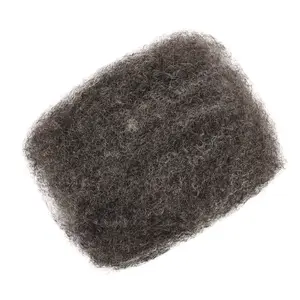 DAIXI  Afro Kinky Bulks Human Hair 10 /16 Inch Salt and Pepper Extensions for Dreadlocks Repair Locs & Braids 50g Pack
