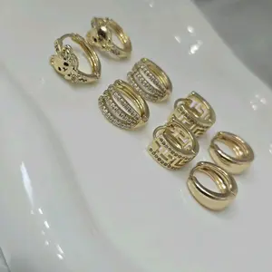 Mini gold hoop earrings  Waterproof Laminated Perfect for Birthday Anniversaries Christmas Gifts Simple Elegance