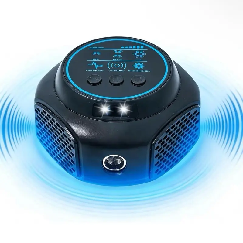 Plug-in Ultrasonic Pest Repellent - Electronic Pest Control for Rodent, Roach, Ant, Squirrel, Spider, Bug, Bat for Home, Office (Black)