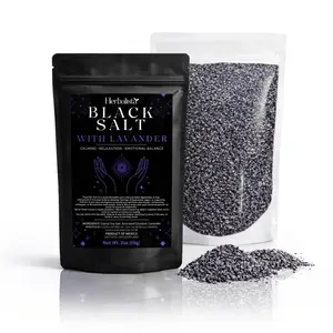Yerbero Viral Lavender + Black Salt 2oz (56g) – Protection & Cleansing Ritual Salt – Wiccan, Brujeria
