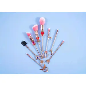 Pink Sakura Sailor Moon Anime Makeup Brush Set 8pc