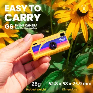 Type Portable Digital Camera with 0.96 Inch LCD Display, Supports 1080P Resolution, Wide Angle Shooting, Keychain Size, Birthday Gift