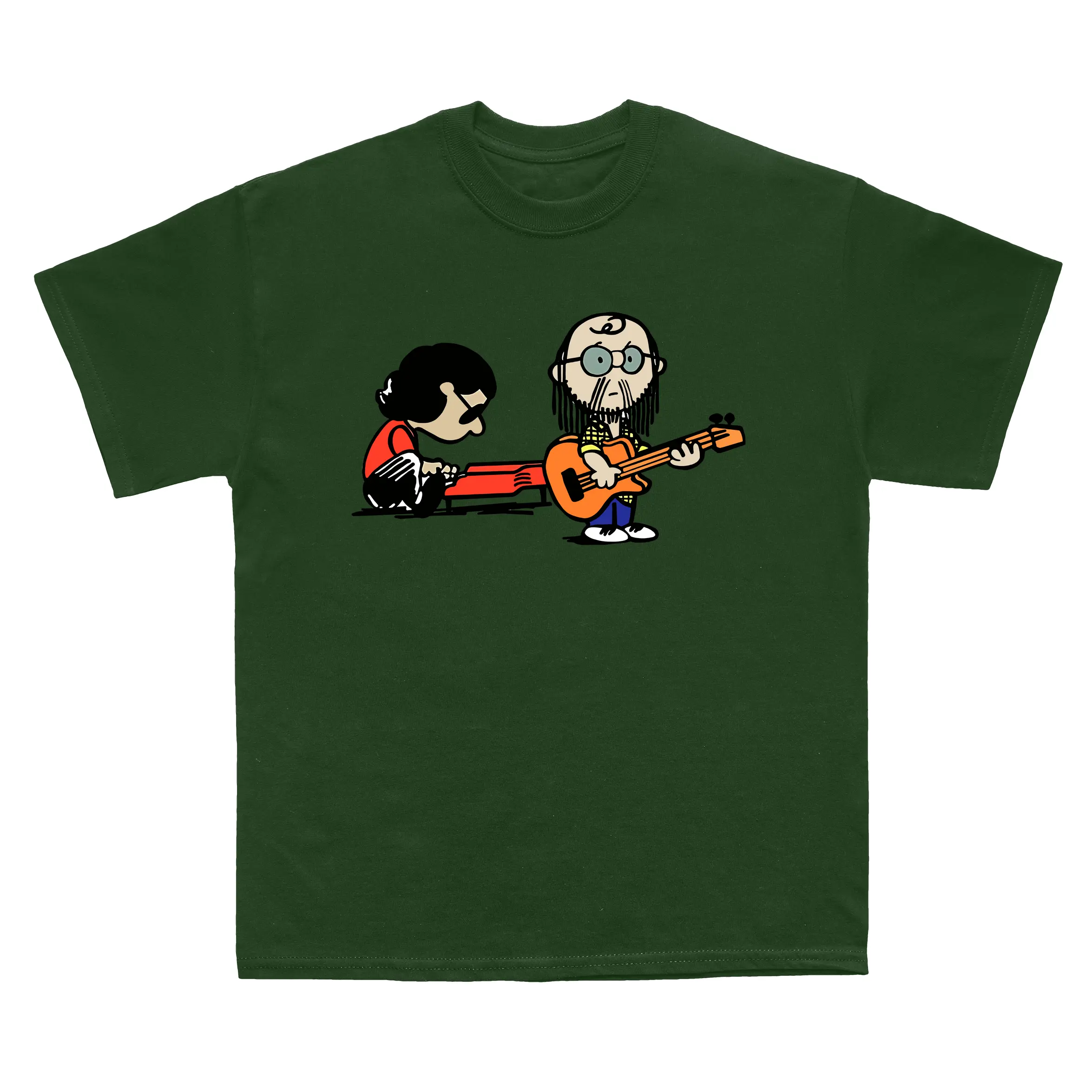 Steely Dan Cartoon T-Shirt , Funny Walter Becker & Donald Fagen