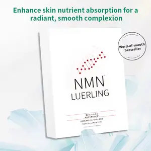 Japanese NMN Anti-Wrinkle & Brightening Mask 5 Sheets ,Glow Facial Mask Anti-Aging Made in Japan Skincare