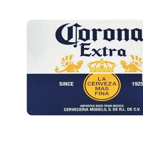Corona the Ultimate Rectangle Sticker for Anywhere & Anything Minimal Tech Style | Waterproof | Perfect Fit for Laptops & Accessories