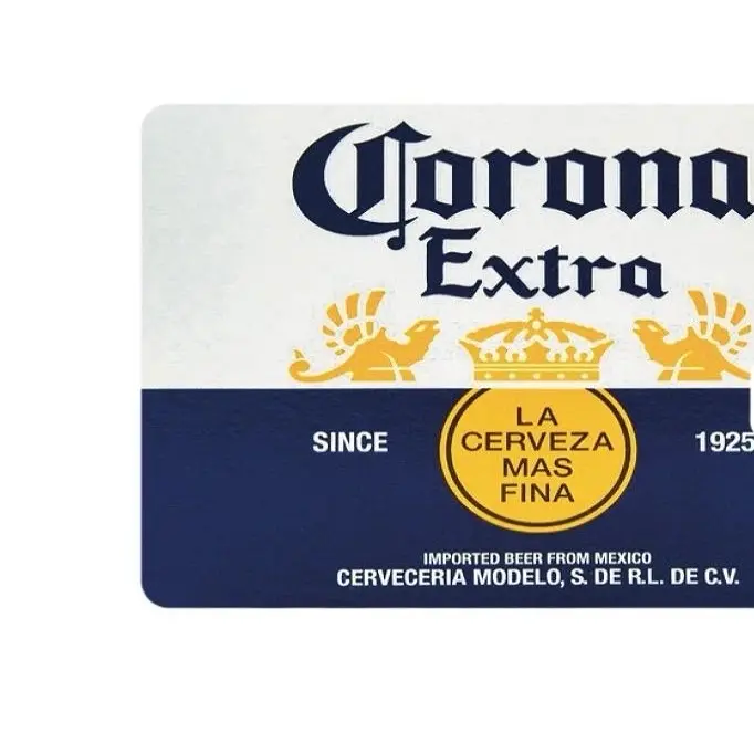 Corona the Ultimate Rectangle Sticker for Anywhere & Anything Minimal Tech Style | Waterproof | Perfect Fit for Laptops & Accessories