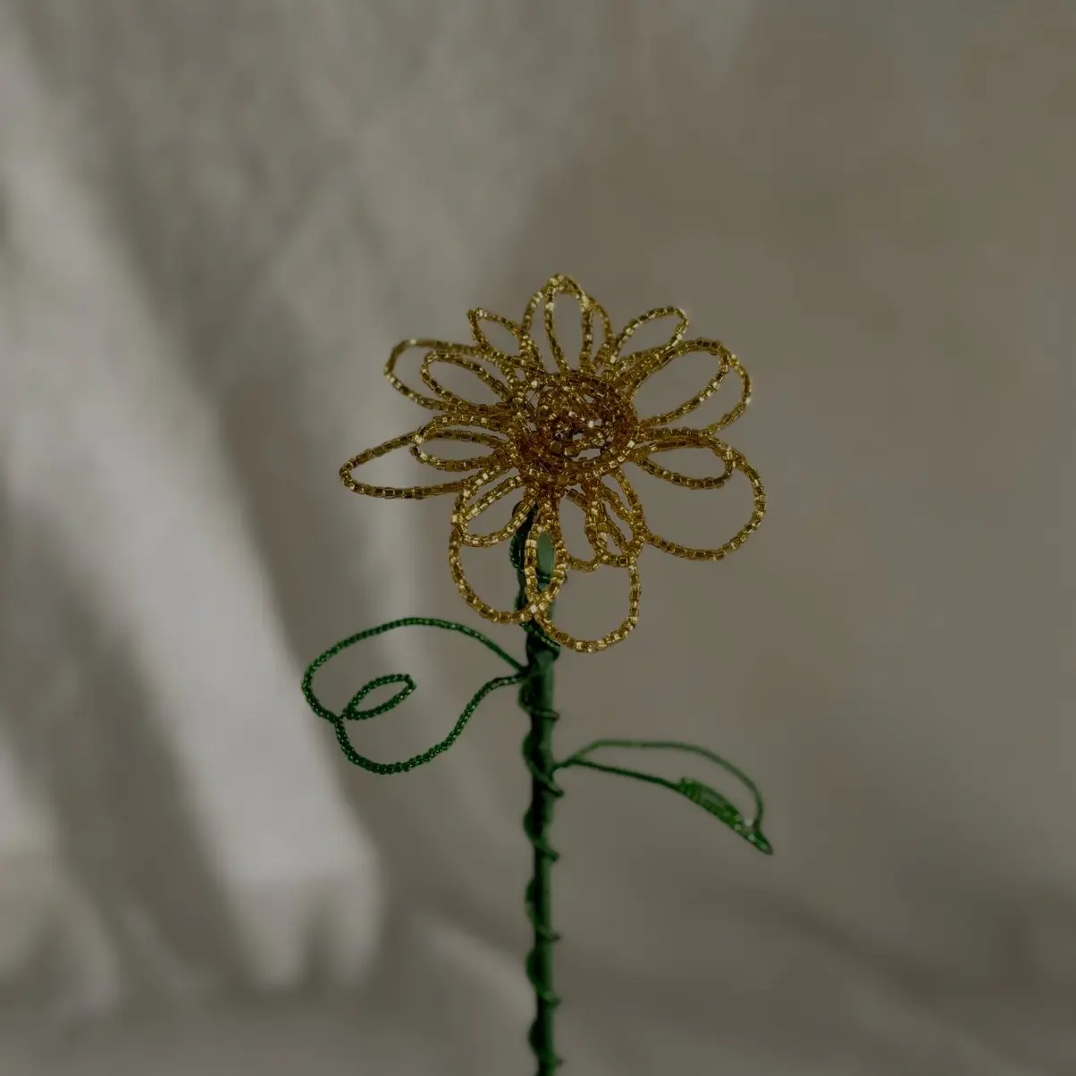 Forever Beaded Blooms Flowers - Elegant Floral Design with Unique Beadwork, Ideal for Home Decor and Special Occasions