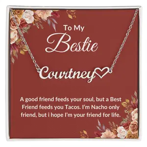 To My Bestie | Name Heart | Gifts For Daughter