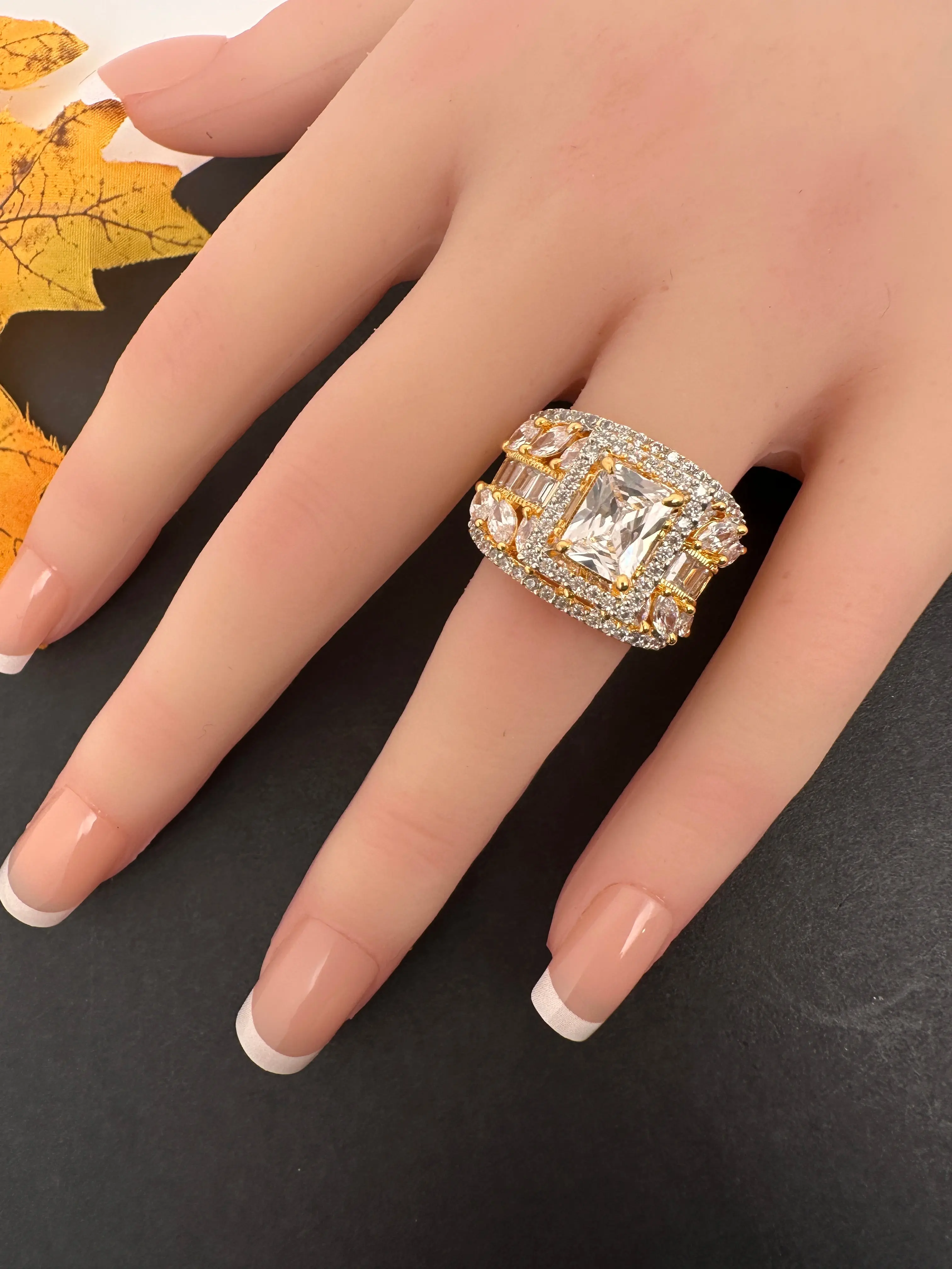 AD Adjustable Cocktail Ring