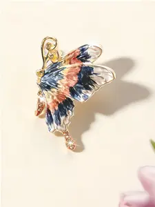Fashion Creative Animal Butterfly Brooch, Elegant Enamel Pin, Durable Women's Metal Jewelry Gift, Suitable for Bags Jackets Hats