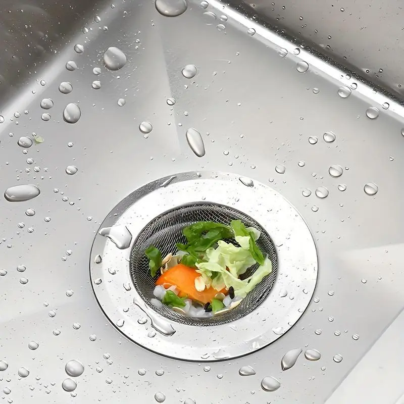 Stainless Steel Sink Strainer, Kitchen Sink Drain Cover, Sink Strainer Basket, Kitchen Sink Accessories, Home Supplies