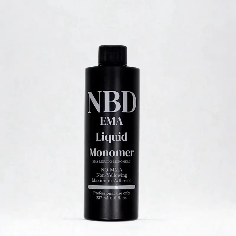 8 oz NBD Professional EMA Acrylic Nail Monomer/Liquid - Low Odor, 8 oz