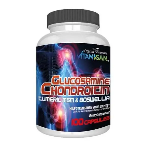 Glucosamine & Chondroitin Dietary Supplement with Vitamin for Healthy Joint-Bone Support, Rheumatism Symptom Relief