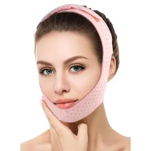 Breathable Jaw Guard Chin Support Strap Anti Biting Face Compression Fixation Frontal Head Protection for Sleep Sports