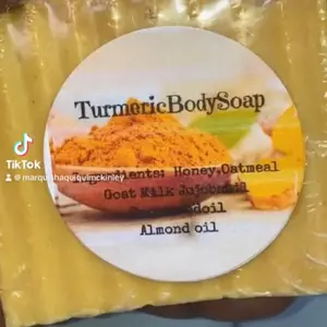 Turmeric honey and oatmeal Soap