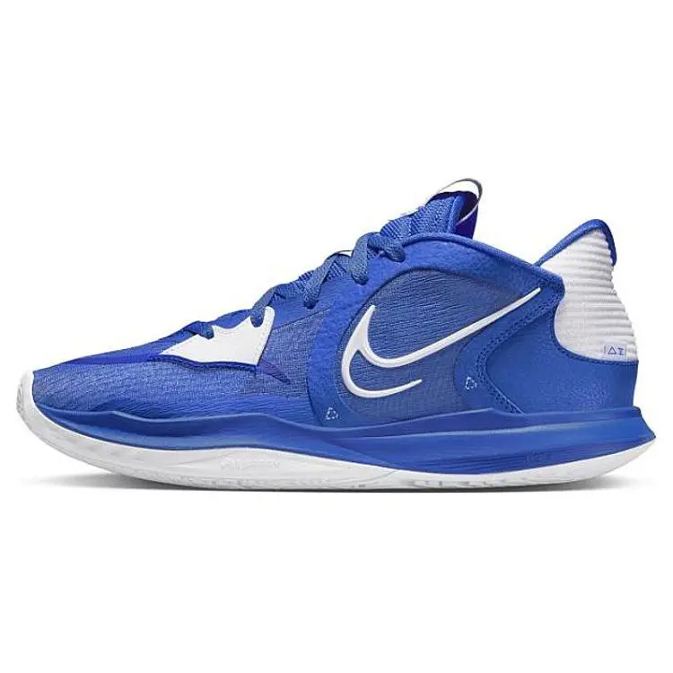 Nike Kyrie 5 Low Tb Game Royal Stylish Comfortable Cushioned Breathable Basketball Shoes Unisex White DO9617-401
