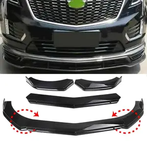 For Cadillac XT5 2017-2022 21 Gloss Black Front Bumper Lip Spoiler Splitter Body