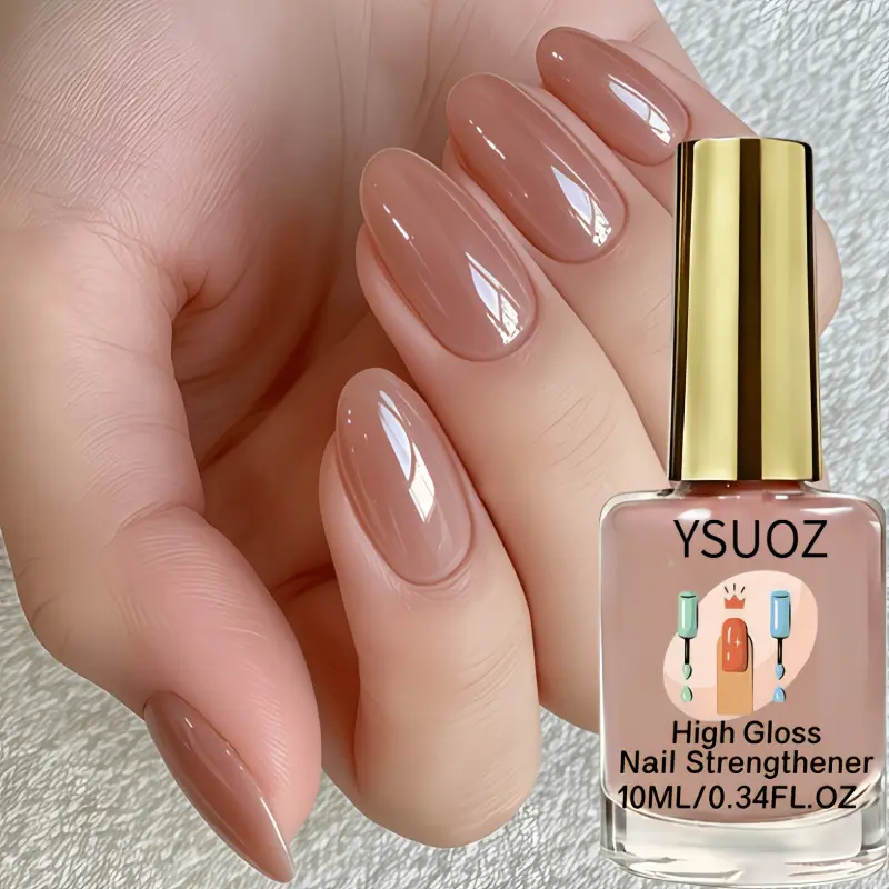 Summer Blush Pink Nail Polish - No Lighting Needed, Natural Drying Formula, Excellent Leveling, Smooth Application, Long-Lasting Shine, Nail-Strengthening Benefit