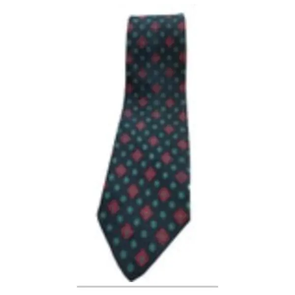 Brooks Brothers Makers and Merchants Silk Geometric Men's Neck Tie Vintage READ