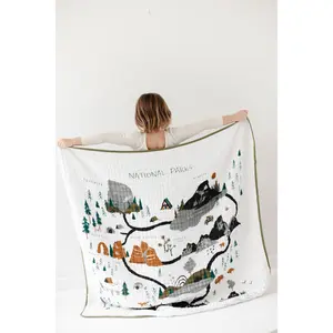 National Parks Quilt – Cozy, Adventure-Inspired Kids’ Bedding