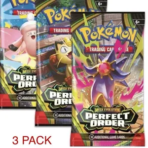 PERFECT ORDER 3 PACK BOOSTER BUNDLE ( Every pack is pulled out of a Factory Sealed Booster Box / Case )