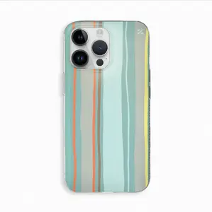 Light Blue Stripe Pattern Case for iPhone