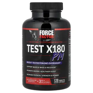 Force Factor Test X180® PM, 120 Tablets