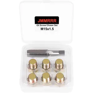 Oil Drain Plug Tap Thread Repair Kit M15 x 1.5MM Oil Pan Screws Rethread Tool