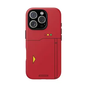 Pokemon PokeDex Tough Case, Anime Phone Case Ash gaming gift Fit for iphone X, 11, 12, 13, 14, 15, 16 pro max case