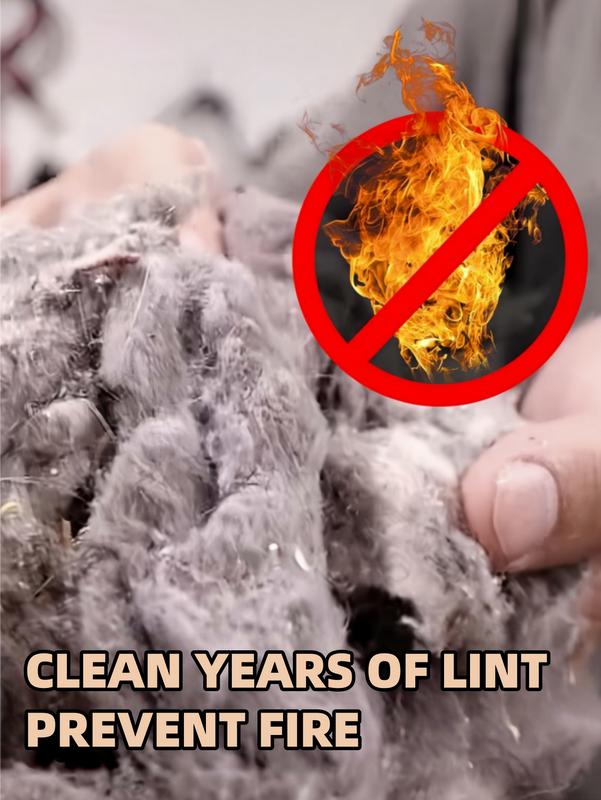 LMMAKE Dryer Vent Cleaner Brush 29.9 Inch Long Flexible with 25.6 Inch Dense Nylon Bristles for Efficient Dust Removal Smooth Airflow in Dryers Refrigerators Air Conditioners Household Cleaning Tool