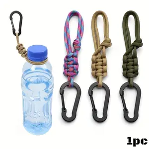 Outdoor Handmade Adjustable Multifunctional Water Bottle Buckle, Umbrella Rope Hat Hook, Universal Keychain, Versatile Hanging Loop, Carabiner